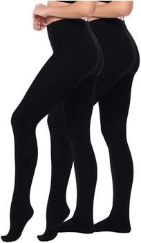 yenita Damen Thermostrumpfhose Winter Thermo Innenfleece