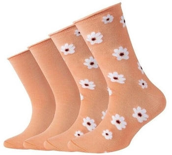 S.Oliver Socken 4er Pack peach nectar
