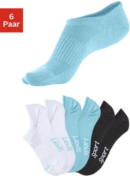 Bench Sneakersocken türkis weiß schwarz