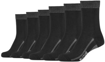 MUSTANG Socken 6er Pack schwarz