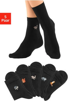 H.I.S Jeans Socken 5-Paar Stickerei