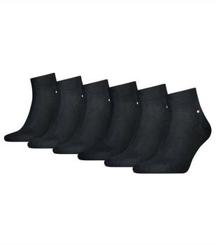 Tommy Hilfiger Kurzsocken 6-Paar Logostickerei schwarz