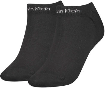 Calvin Klein Sneaker Small Logo Damen Socken schwarz 2er-Pack