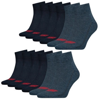 Levi's Kurzsocken Mid Cut Batwing Logo 9-Paar 002 denim