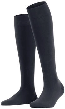 Falke Kniestr&uuml;mpfe Fine Softness dark navy