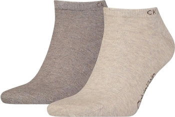 Calvin Klein Sneakersocken braun meliert