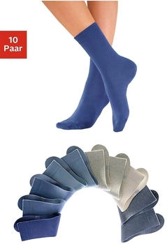 H.I.S Jeans Freizeitsocken jeans ecru beige hellblau blau dunkelblau