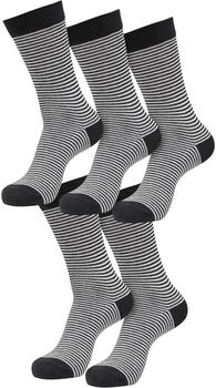 Urban Classics Fine Stripe Socks 5-Pack TB6804