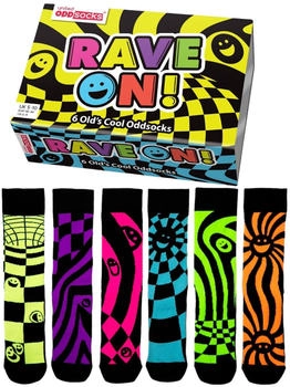 United Oddsocks Rave on Oddsocks Socken 6er Set