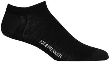 Icebreaker Lifestyle Fine Gauge No Show schwarz snow A06