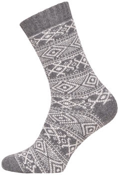 HomeOfSocks Wollsocke Hygge grau Paar