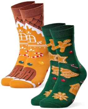 Occulto Weihnachts Socken 2er Pack Santa