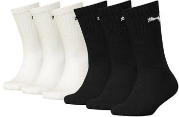 Puma Socken 6er Pack Sport Junior 6P Ecom schwarz weiß