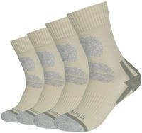 Camano Wandersocken 4er Pack beige 35-38
