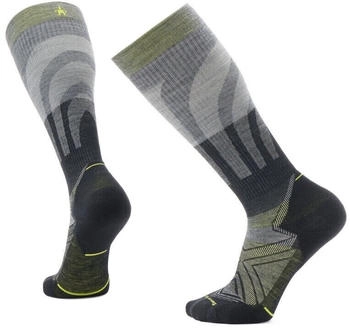Smartwool Run Targeted Compression OTC Socken grau schwarz