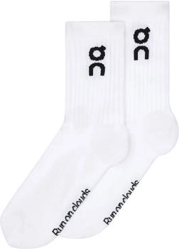 On Logo Sock High 3P weiss