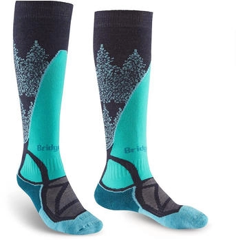 Bridgedale Ski Midweight Socken türkis
