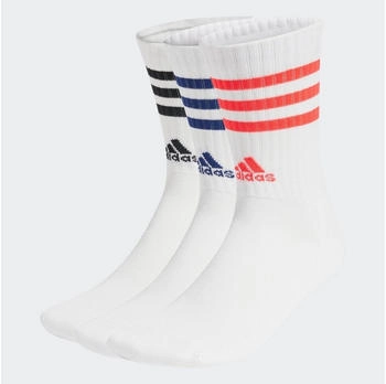 Adidas 3er Pack Cushioned Crew Retro-Socken JC8839 wei&szlig;