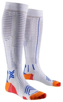 X-Bionic Run Expert Effektor OTC Socken grau-weiß orange