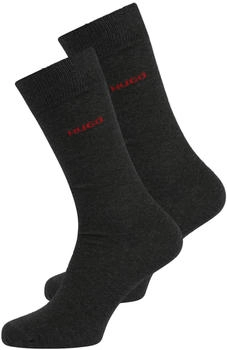 HUGO Socken dunkelgrau rot