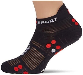 Compressport Pro Racing V4 0 Run Low Socken schwarz rot