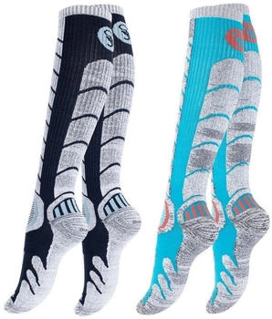 Stark Soul Skisocken Spezialpolsterung schwarz türkis