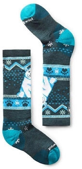 Smartwool Kinder Winter Polar Bear OTC Recycled Socken blau schwarz