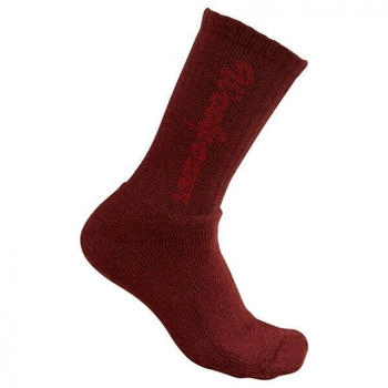 Woolpower Socks Logo Multifunktionssocken rostrot