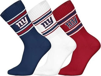 NFL 3er-Pack Crew Socks New York Giants dbl wht rot