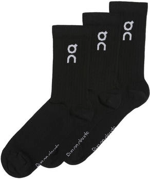 On Logo Sock 3-Pack Multifunktionssocken schwarz