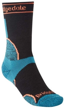 Bridgedale Trail Run Midweight T2 Merino Crew Socken schwarz