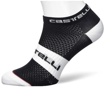 Castelli Lowboy Sock Socken schwarz weiß 4523091-010