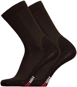 UphillSport Walking-Socken 'WINTER XC' 2er Pack atmungsaktiv schwarz