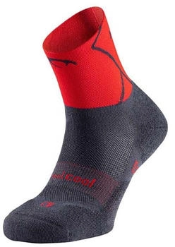 Lurbel Track Four Socken dunkelgrau rot