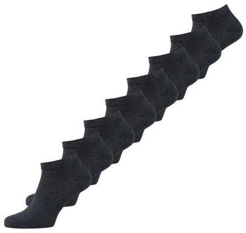 Nur Der Sneakersocken Baumwolle 8-Paar anthrazitmel