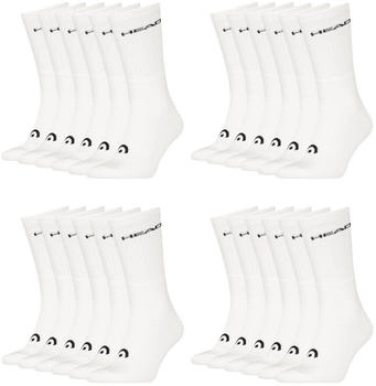 Head Sportsocken Crew Socken Paar Logo 002 weiß