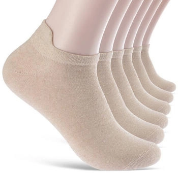 sockenkauf24 Sneaker Socken Fersenlasche beige 13600 WP