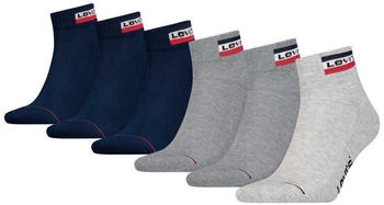 Levi's Socken 6er Pack blau grau