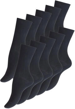 Cotton Prime Paar Damen Socken schwarz Baumwolle
