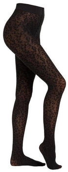 Camano Strumpfhose Leo-Muster schwarz