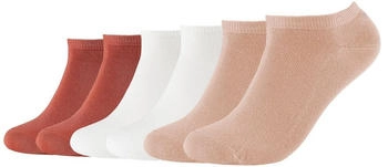 S.Oliver Sneakersocken 6er Pack terracotta