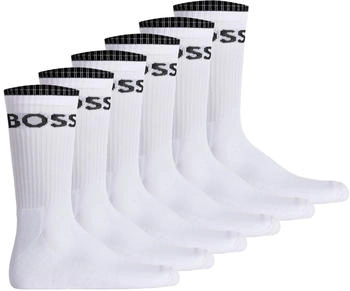 Hugo Boss Socken 6er Pack QS Stripe CC wei&szlig;