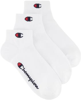 Champion Core 3pp Quarter Socken wei&szlig;