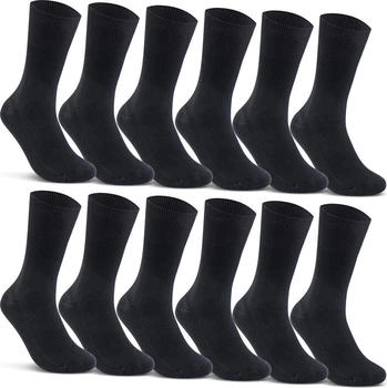 sockenkauf24 Paar Socken 100% Baumwolle Diabetikersocken