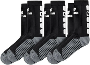 Erima Classic 5-C Socken 3er-Pack schwarz