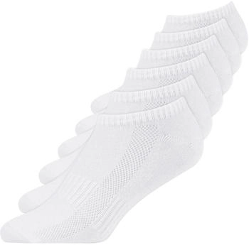 Snocks Damen Sneakersocken GOTS weiß