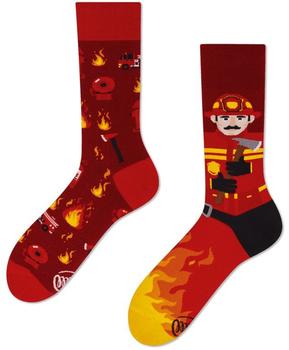 Many Mornings the fireman motivsocken feuerwehr