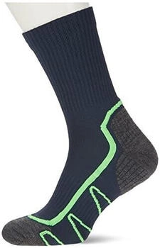 CMP Trekking Sock Poly Mid b blau gr&uuml;nes fluo