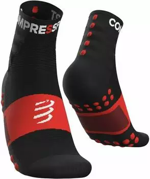 Compressport Training Pack-2 Socken schwarz rot