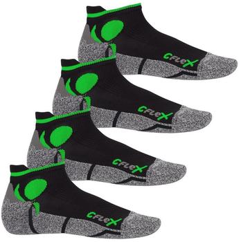 CFLEX Funktions-Sneakersocken schwarz grün